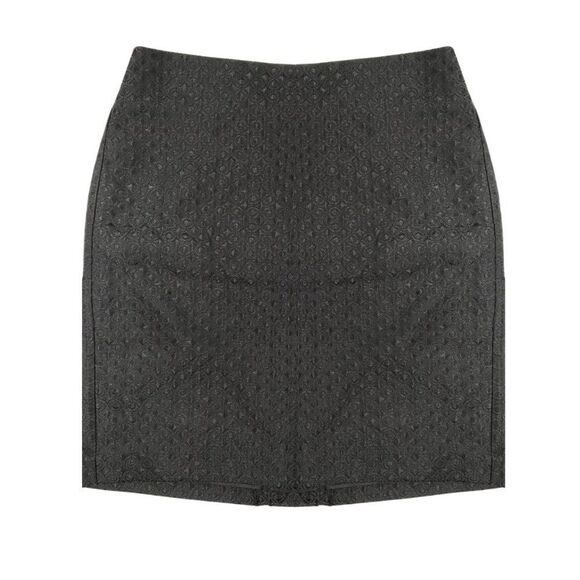 NWT Banana Republic Circular Jacquard Black Skirt - Picture 1 of 11